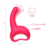 Wiggling Vibrating Love Finger Anal Plug Prostate Massager Unisex Sex Toys